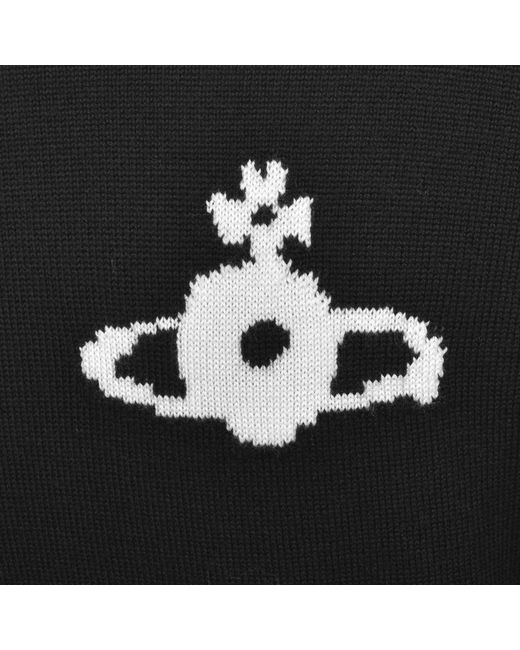 Vivienne Westwood Black High Neck Knit Jumper for men