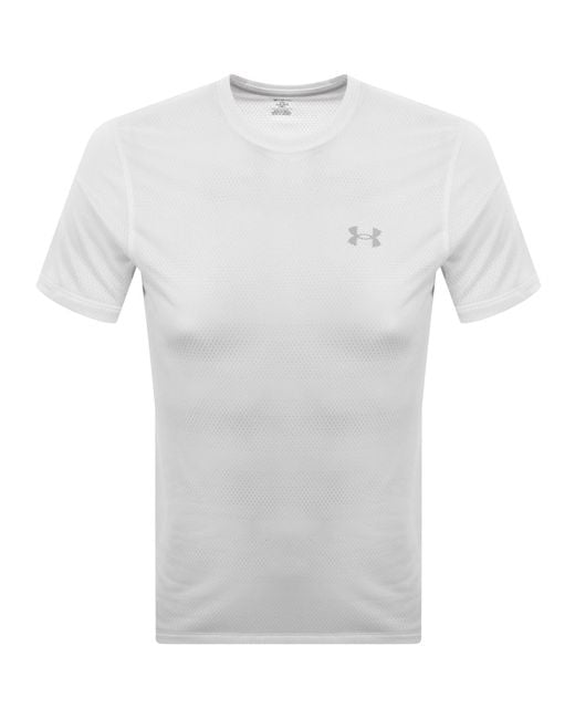 Under Armour White Logo T Shirt for men