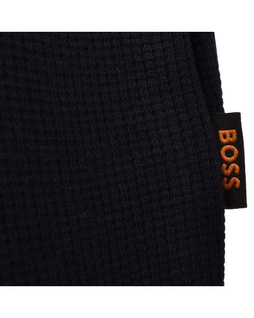 Boss Blue Boss Petempestolong Polo T Shirt Dark for men