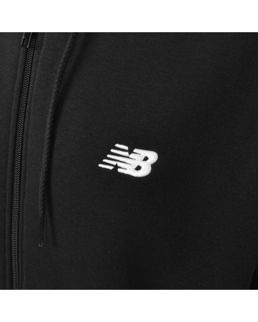 New Balance Black Sport Essentials Zip Hoodie for men