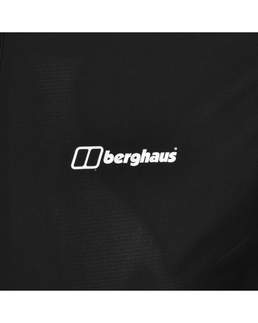 Berghaus Black 24/7 Tech Half Zip T Shirt for men