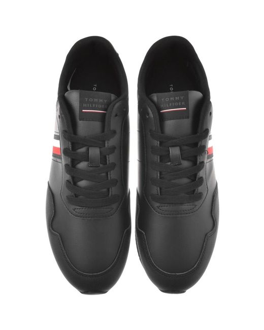 Tommy Hilfiger Black Core Lo Runner Trainers for men