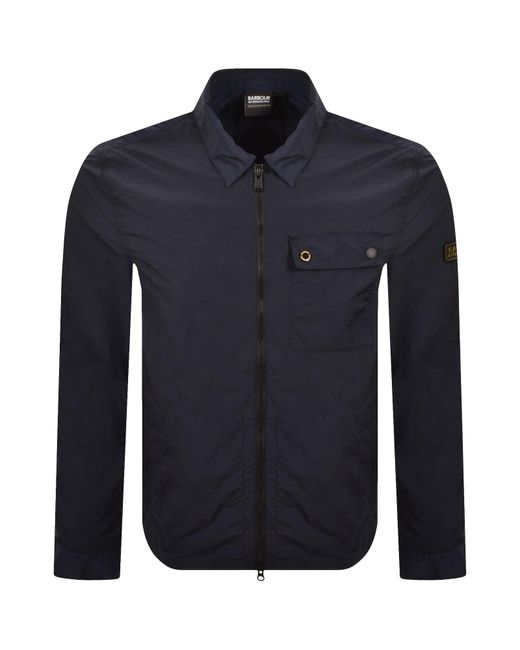 Barbour Blue Inline Overshirt for men