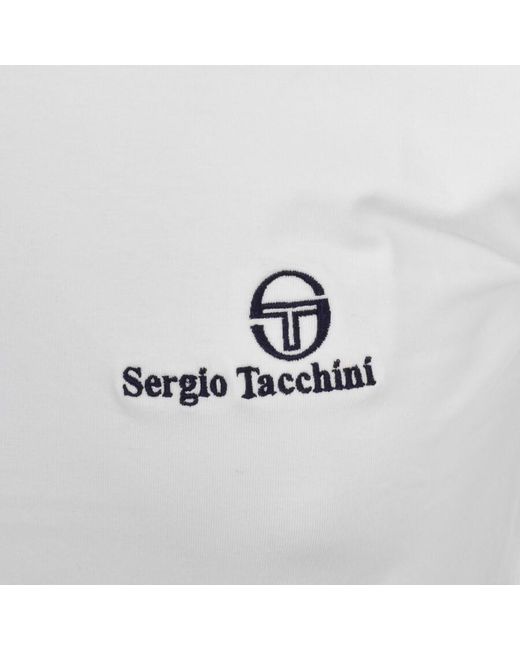 Sergio Tacchini White Daytone Funnel Top for men
