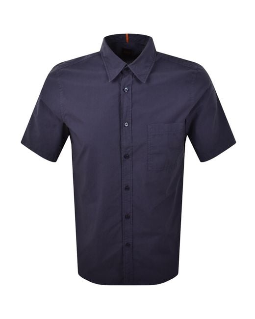 Boss Blue Boss Relegant 6 Short Sleeved Shirt for men
