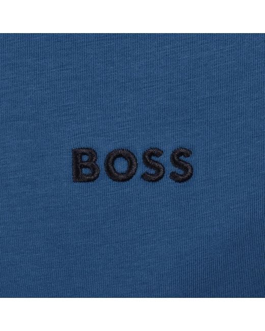 BOSS BUSINESS Blue Boss Mix And Match Full Zip Sweatshirt for men