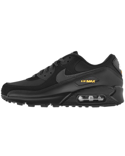 black air max trainers mens