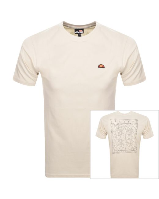 Ellesse White Taipa T Shirt for men