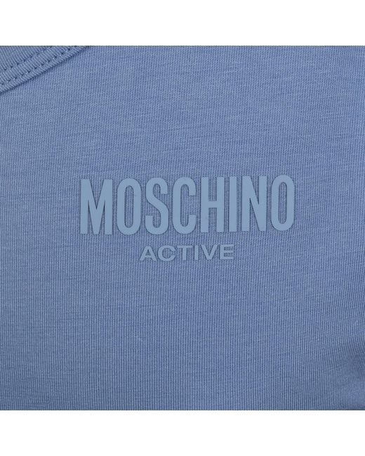 Moschino Blue 2 Pack Vests for men
