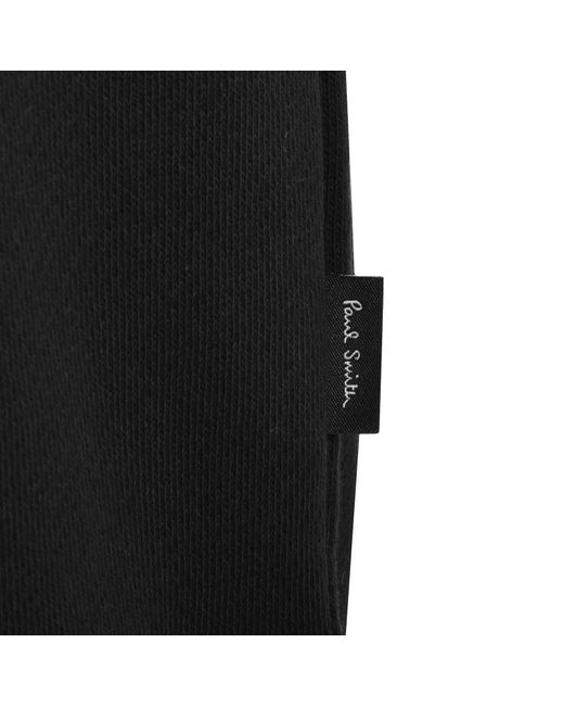 Paul Smith Black Pullover Happy Hoodie for men