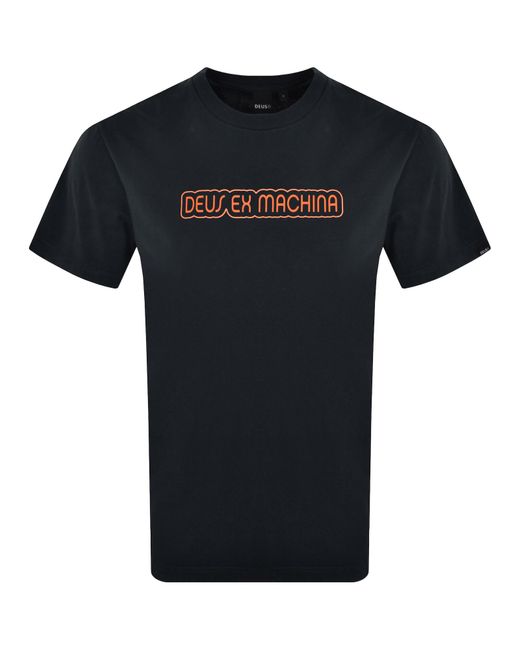 Deus Ex Machina Black Pots T Shirt for men