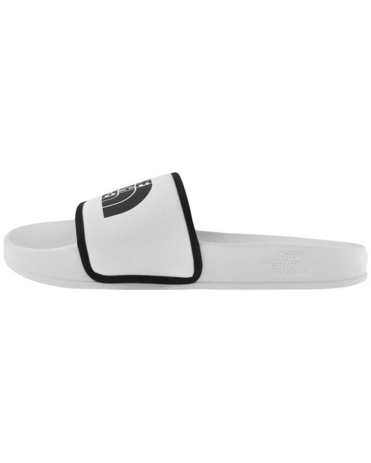 The North Face White Base Camp Sliders for men