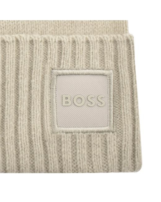 Boss Natural Boss Akaio Wool Blend Beanie for men