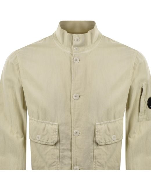C P Company Green Cp Company Broken Twill Jacket for men