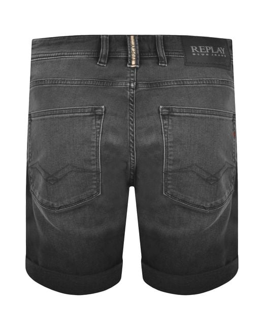 Replay Gray Rbj 981 Shorts Dark for men