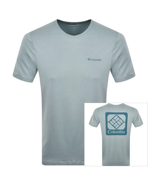 Columbia Blue Parsons Point T Shirt for men