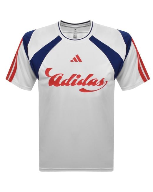 Adidas Blue Tiro Np T Shirt for men