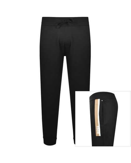BOSS BUSINESS Black Boss Authentic Joggers for men