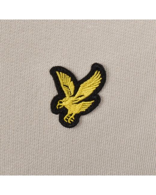 Lyle & Scott Natural Quarter Zip Sweatshirt for men