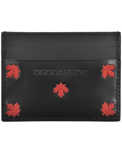 DSquared² Black Maple Credit Card Holder for men