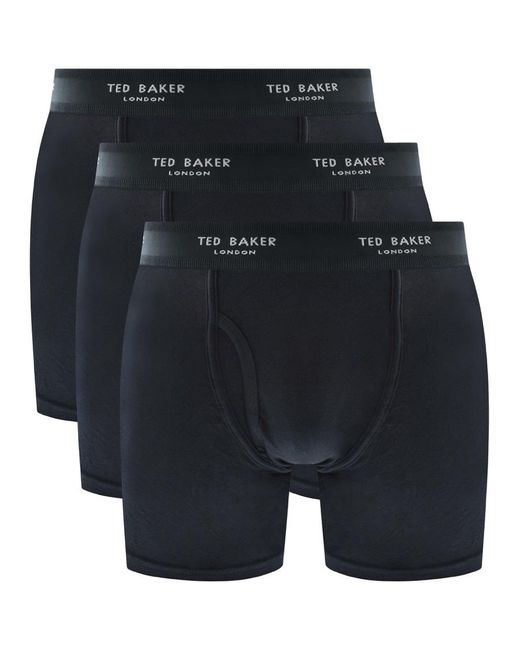 Ted Baker Underwear Three Pack Boxers in Blue for Men | Lyst