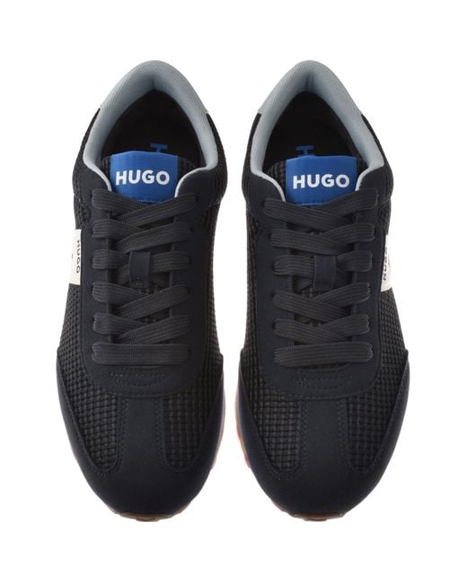 HUGO Blue Jared Running Trainers Dark for men