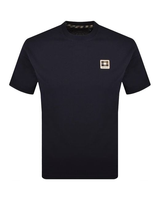 Aquascutum Blue Badge T Shirt for men