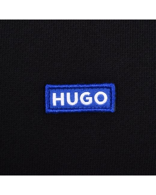 HUGO Black Nalonso Hoodie for men