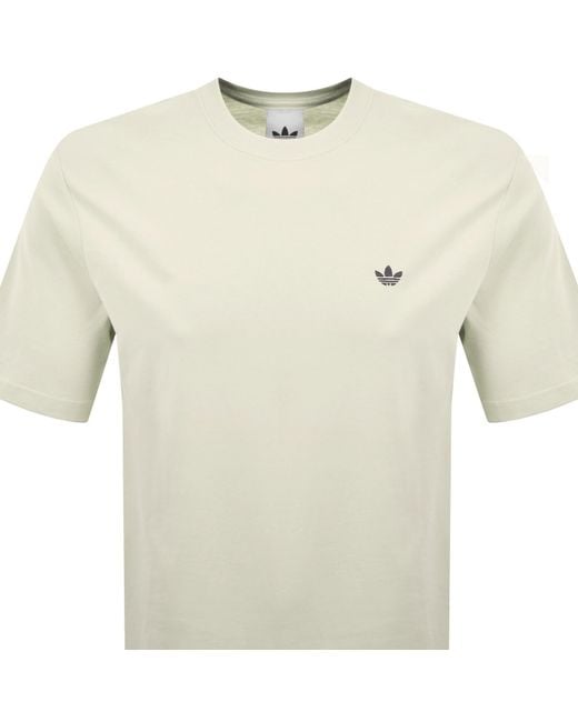 Adidas Originals Natural Milan Gfx T Shirt Off for men