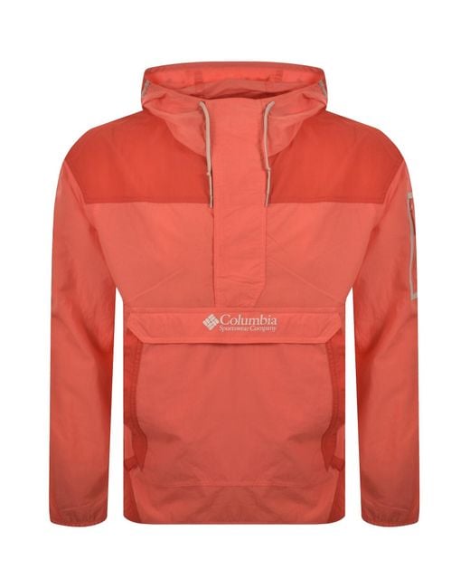 Columbia Red Challenger Windbreaker Jacket for men