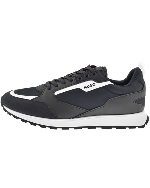 HUGO Blue Icelin Runn Trainers Dark for men