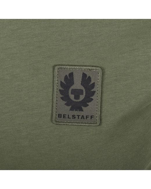 Belstaff Green Crew Neck Sweatshirt for men