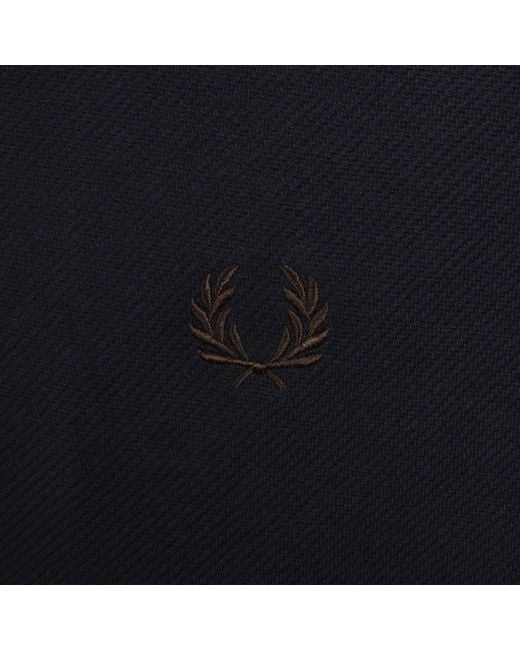 Fred Perry Blue Bomber Jacket for men