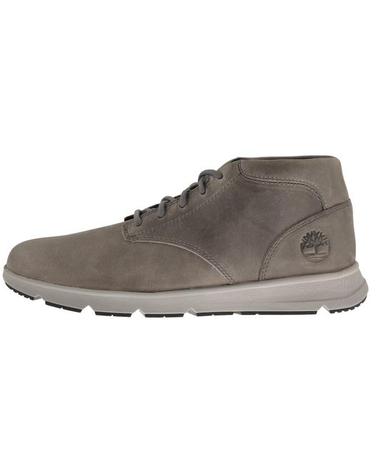 Timberland Gray Parker Street Mid Lace Trainer for men