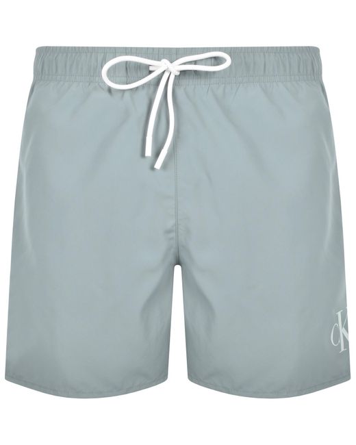 Calvin Klein Blue Swim Shorts Quarry for men