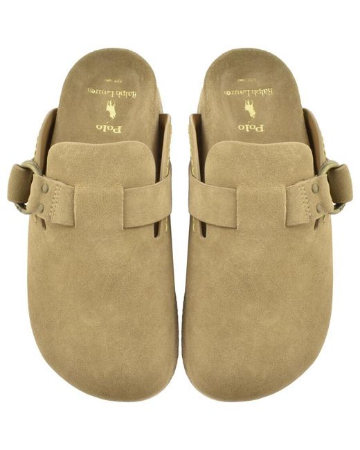 Ralph Lauren Natural Turbach Clog Sandals for men