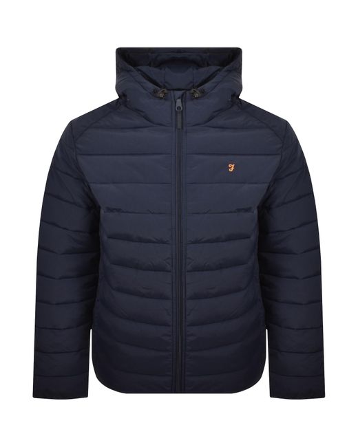 Farah Blue Farah Kennedy Padded Jacket Yale for men