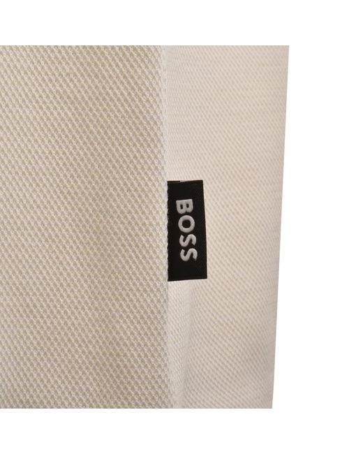 BOSS BUSINESS White Boss H Sidney 80 Quarter Zip Sweatshirt for men