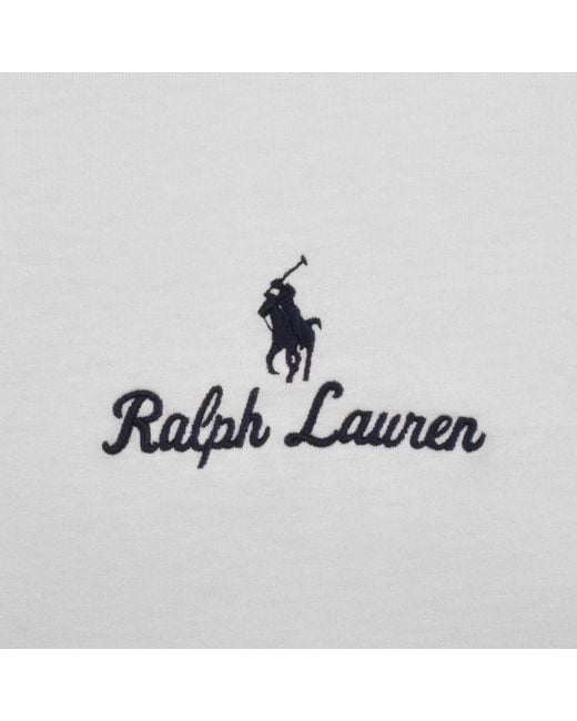 Ralph Lauren White Classic Fit T Shirt for men