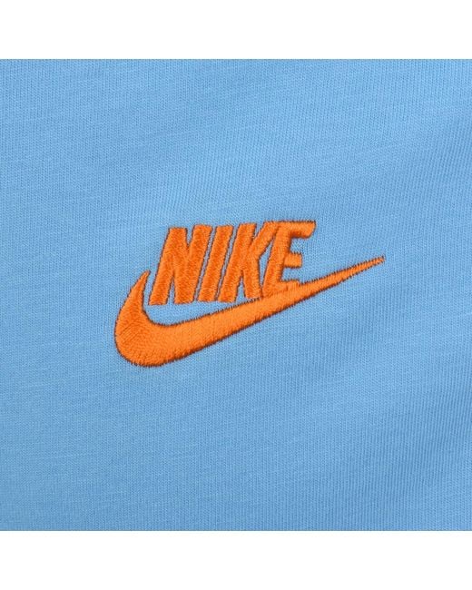 Nike Blue Sportswear Club T Shirt Light for men