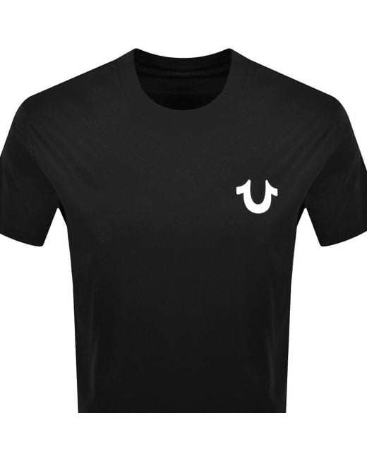 True Religion Black Buddha T Shirt for men