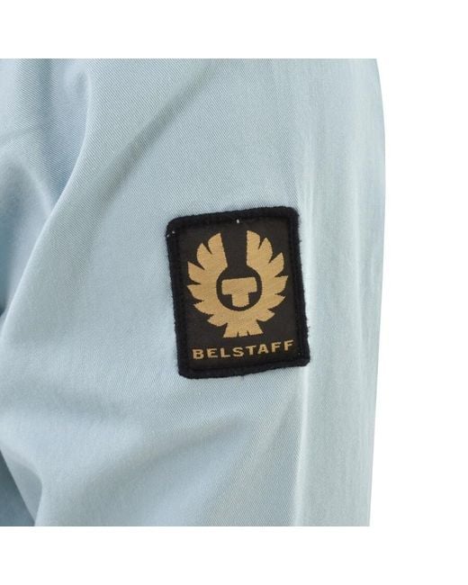 Belstaff Blue Scale Long Sleeved Shirt for men