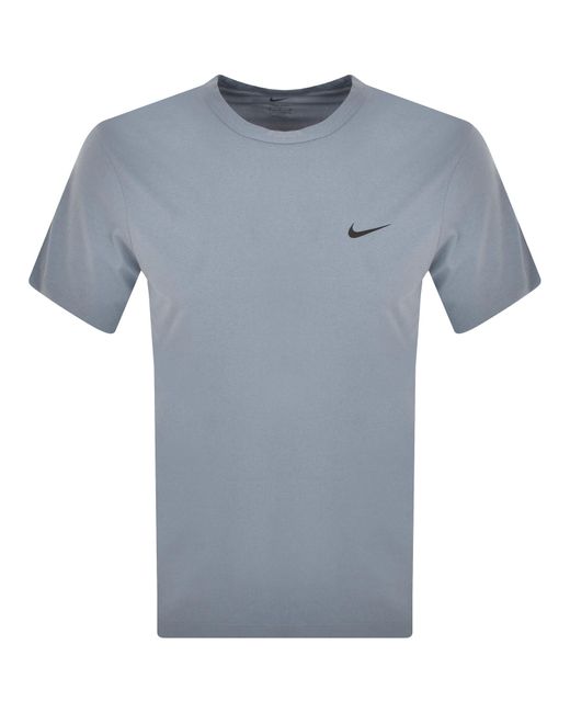 Nike Blue Training Dri Fit Hyverse T Shirt for men