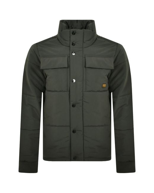 G-Star Green G-Star Quilted Puffer Jacket for men
