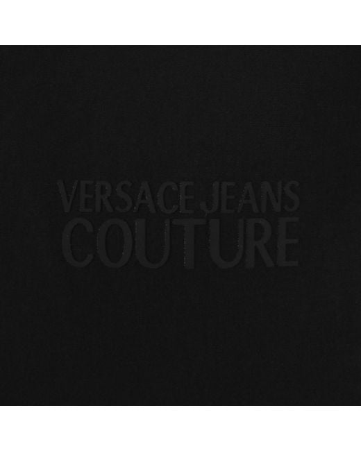 Versace Jeans Black Couture Contrast Print Shirt for men