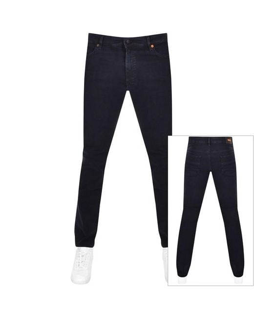 hugo boss navy jeans