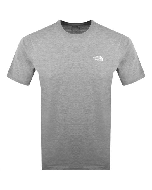 The North Face Gray Evolution Simple T Shirt for men