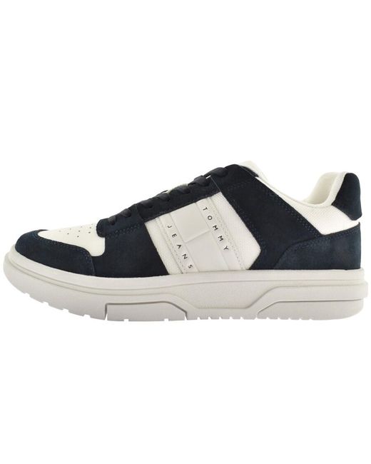 Tommy Hilfiger Blue Brooklyn Suede Trainers for men