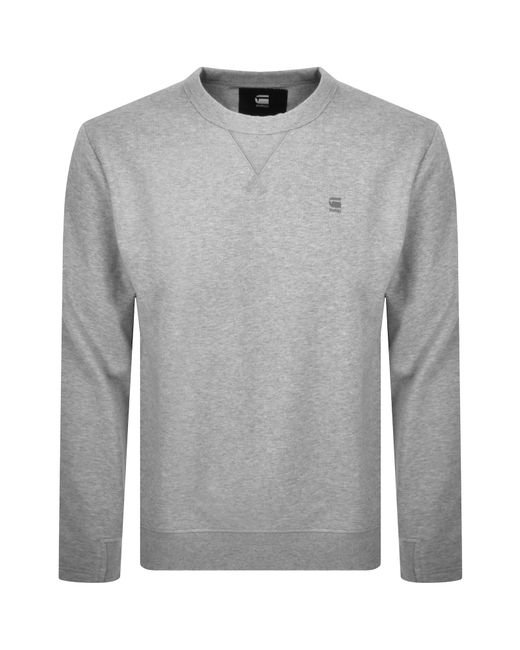G-Star Gray Raw Nifous Sweatshirt for men
