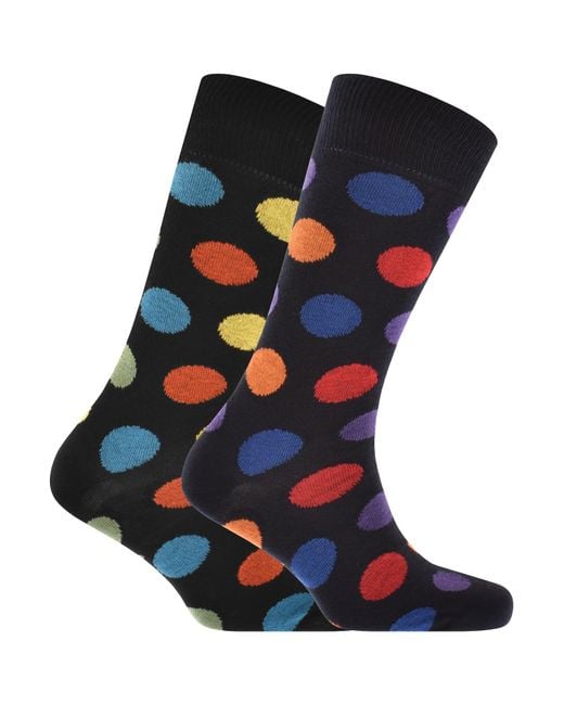 Paul Smith Blue Two Pack Polka Dot Socks for men